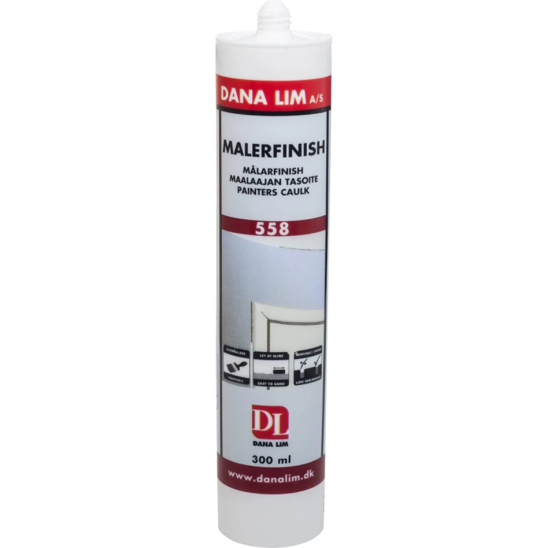 Dl Malerfinish 558 Hvid  300ml 47310