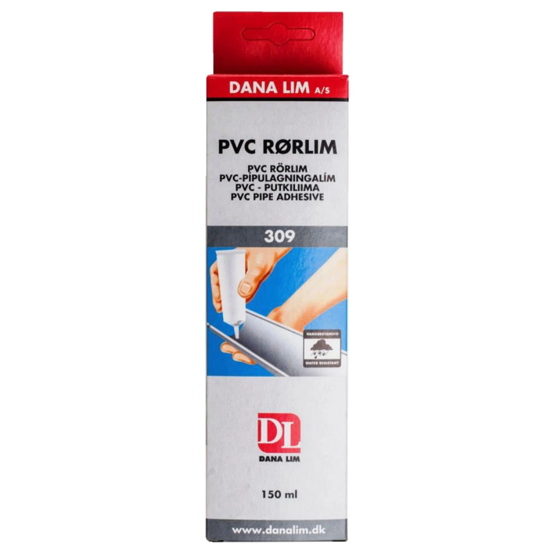 Dl Pvc Rørlim 309        150ml 7907