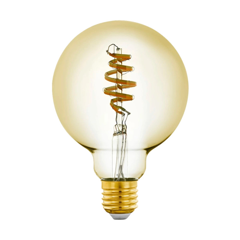 Eglo E27 Led- G95 Spiral 9w 360lm 2200-6500k Amber Lyskildelampe 12244