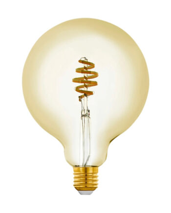Eglo E27 Led-  G125 Spiral   9w 360lm 2200-6500k Amber Lyskildelampe 12245