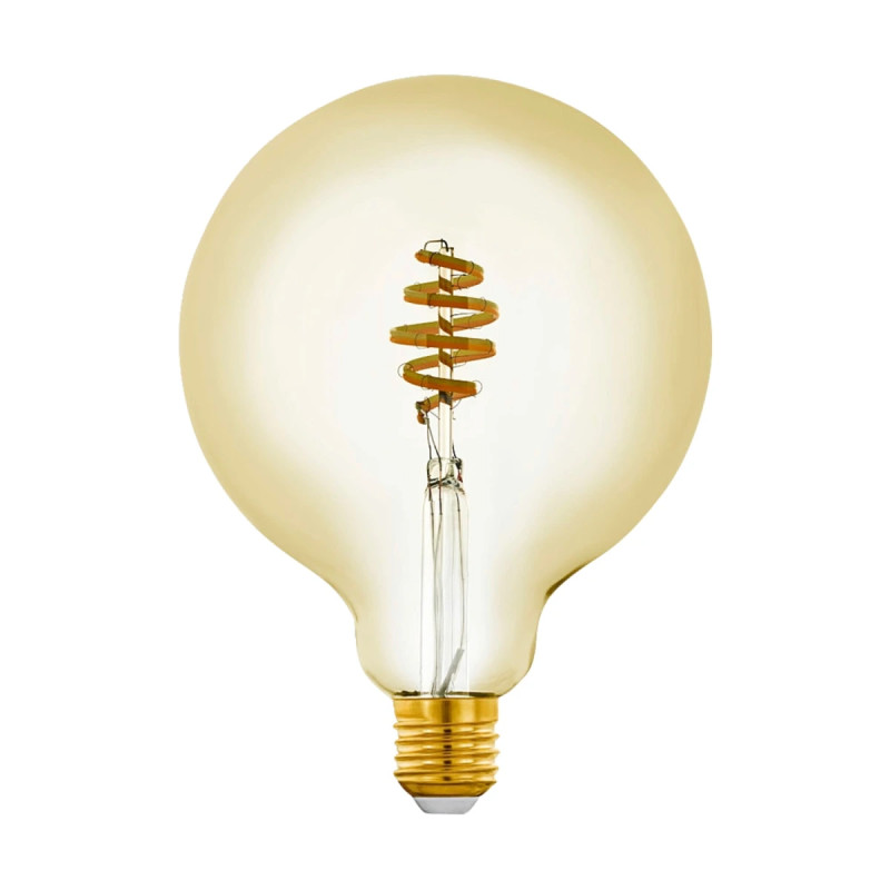 Eglo E27 Led- G125 Spiral 9w 360lm 2200-6500k Amber Lyskildelampe 12245