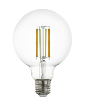 Eglo E27 Led-  G95 6w 806lm 2200-6500k Klar Lyskildelampe 12239