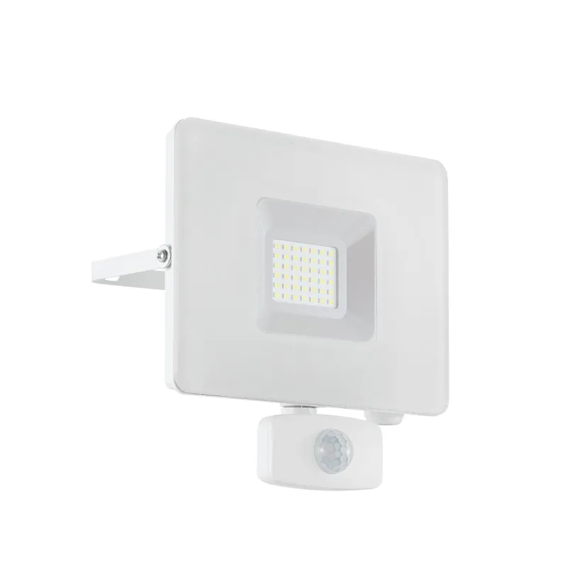 Eglo Faedo   Ude Projektør Sensor 30w Ip65 Hvid Udendørslampe 33158