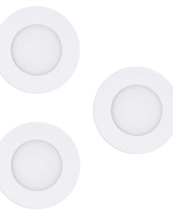 Eglo Fueva-  Indbyg  Sæt ø85 3x390lm 2700-6500k Ip44 Hvid  Indbygninglampe 900099
