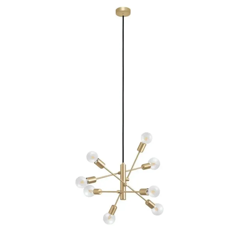 Eglo Gradoli   Pendel 8xe27 ø710 Messing Pendellampe 99811