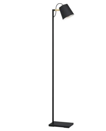 Eglo Lacey Gulv E27 H1595 Sort Creme Gulvlampe 43614