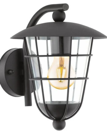 Eglo Pulfero Ude Væg Ned Sort Udendørslampe 94841