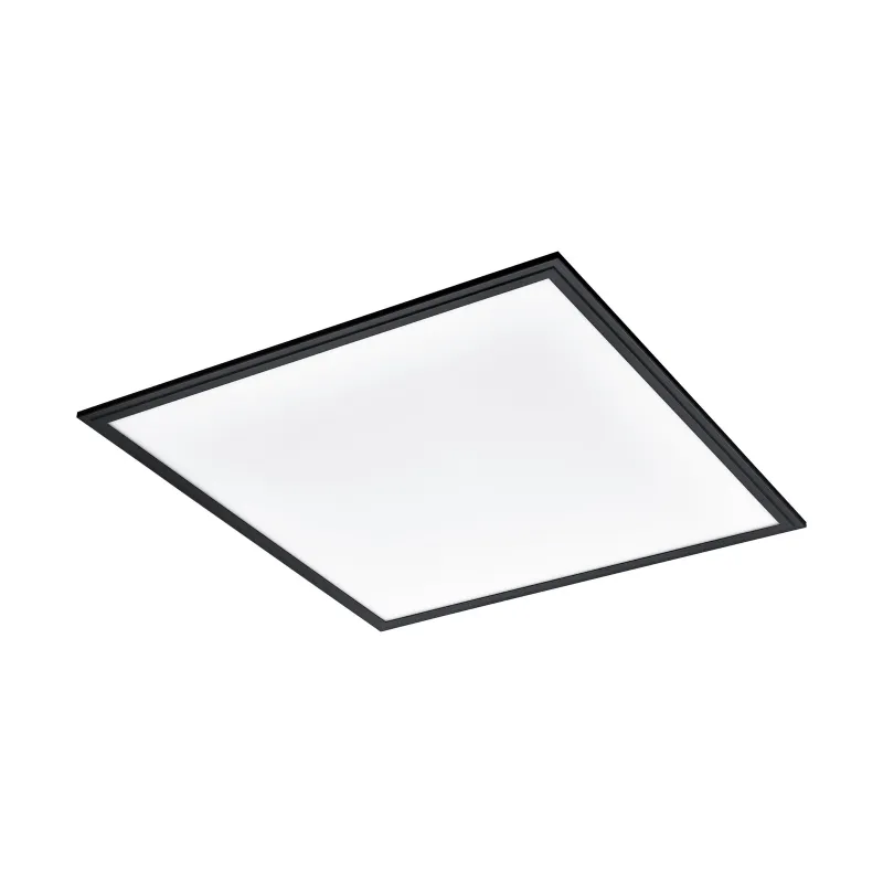 Eglo Salo   Loft 595x595 4000k Sort Hvid Loftlampe 900819