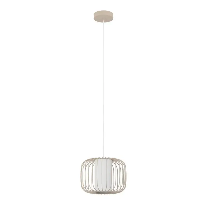 Eglo Terrarosa Pendel E27 ø285 Sand Hvid  Pendellampe 900867