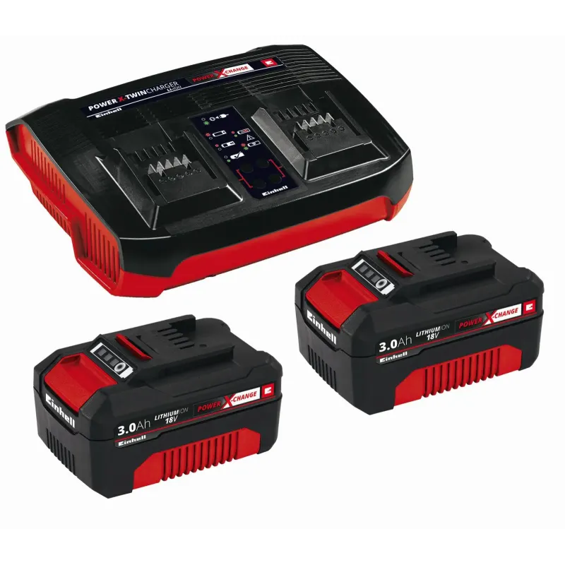 Einhell Pxc-startsæt 2x     Ah   Twincharger Kit Udg