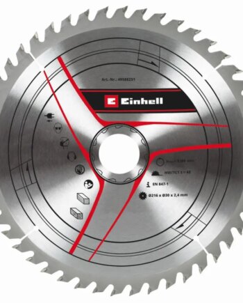 Einhell Tct-rundsavsklinge ø216x30 Mm T48