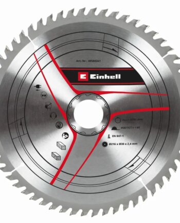 Einhell Tct-rundsavsklinge ø216x30 Mm T60