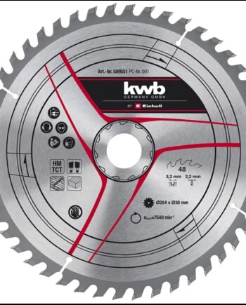 Einhell Tct-rundsavsklinge ø254x30 Mm T48