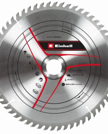 Einhell Tct-rundsavsklinge ø250x30 Mm T60