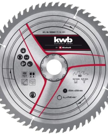Einhell Tct-rundsavsklinge ø254x30 Mm T60