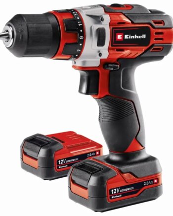 Einhell Te-cd 12   Li Akku Bore Skruemaskine 2x12v     Ah Batteri Og Lader