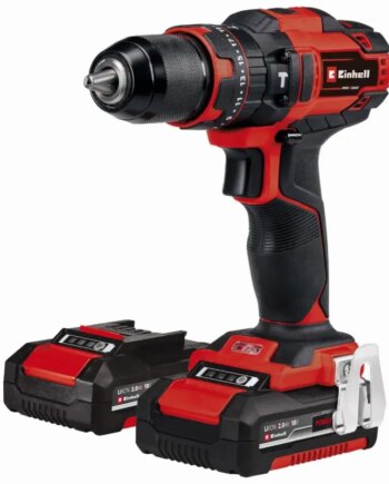 Einhell Te-cd 18-40 Li Akku Slagboremaskine Med Tilbehør 2x18v-  0ah Batteri Og Lader