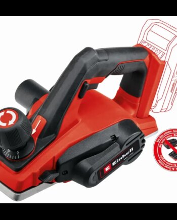 Einhell Te-pl 18 82 Li Akku Høvl 82 Mm 18v   Batteri Og Lader