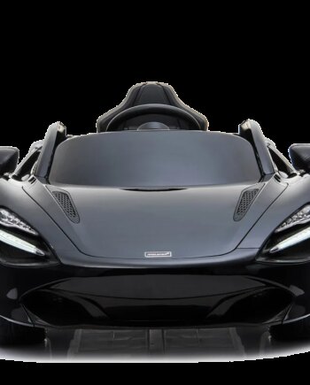 Elbil Mclaren 720s 12v  Med Gummihjul Og Lædersæde  Nordic Play Speed Sort 805-759
