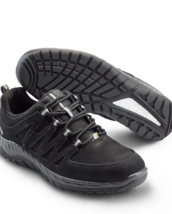 Elten Maddox Black Leather Low Sikkerhedssko