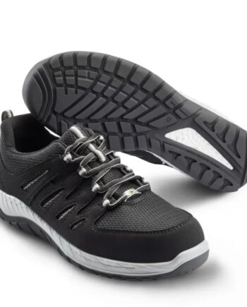 Elten Maddox   Black-grey Low Sikkerhedssko Stål Tåværn  Fiber Sømværn