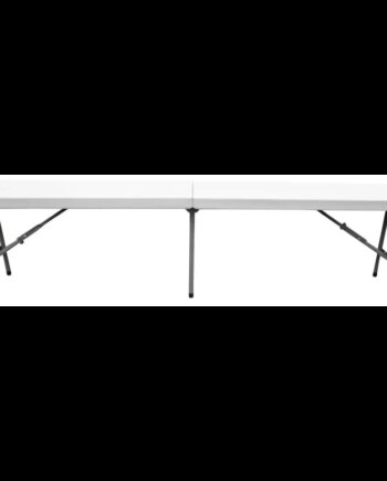 Enjoy-it Foldbar Bænk 183ã 30ã 44 Cm Hvid Grå
