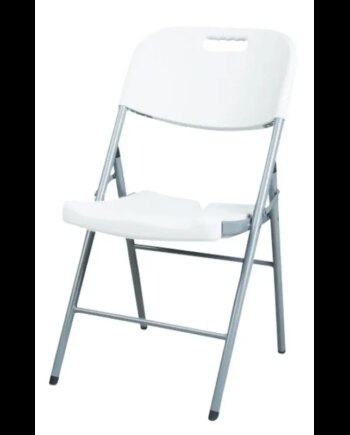 Enjoy-it Luksus Klapstol 45    50    88 Cm Hvid Grå