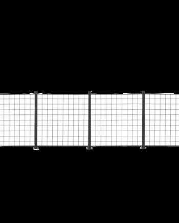 Fag Espalie Sort 100x100 Cm Inkl    Alu Stolper 108 Cm 116-093