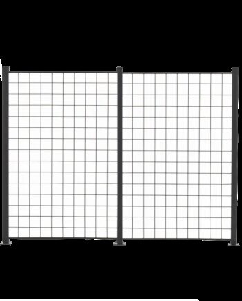Fag Espalie Sort 150x100 Cm Inkl    Alu Stolper 158 Cm 116-095