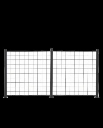 Fag Espalie Sort 100x100 Cm Inkl    Alu Stolper 108 Cm 116-091