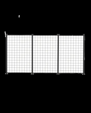 Fag Espalie Sort 150x100 Cm Inkl    Alu Stolper 158 Cm 116-096