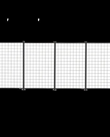 Fag Espalie Sort 150x100 Cm Inkl    Alu Stolper 158 Cm 116-097
