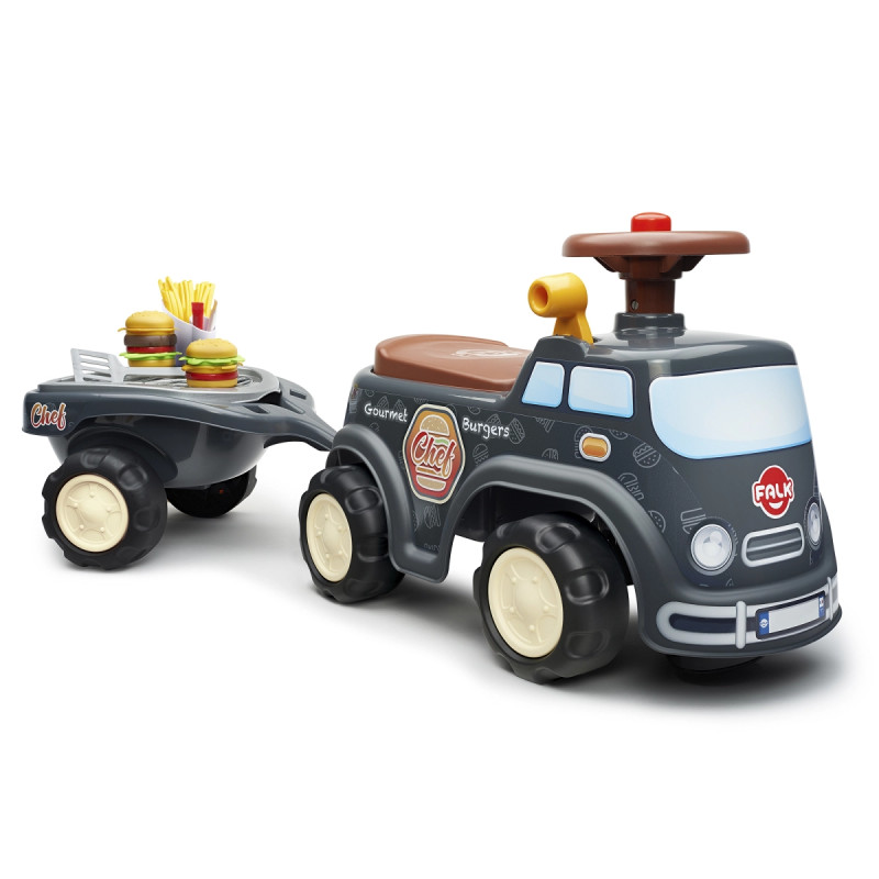 Falk Food Truck Ride-on Med Opbevaringsrum Rat Og Horn
