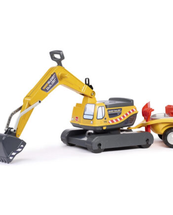 Falk Gravemaskine Super Builder Med Trailer