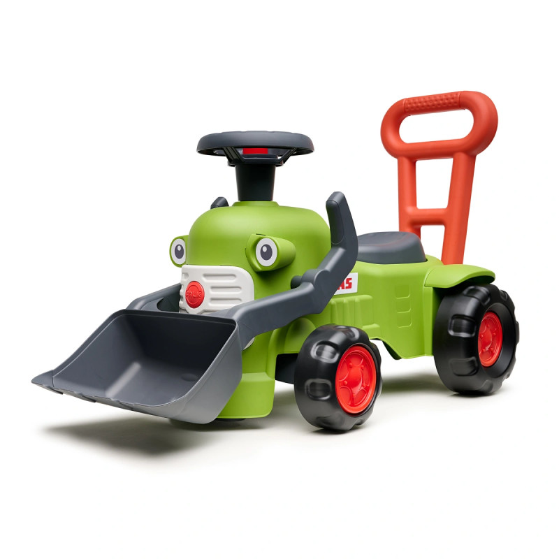Falk Traktor Med Rat Horn Og Skubbehåndtag Claas Vintage