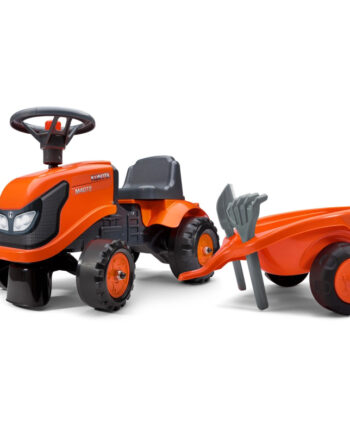 Falk Traktor Med Trailer  Rive Og Skovl Baby Kubota
