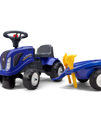 Falk Traktor Med Trailer  Rive Og Skovl Baby New Holland