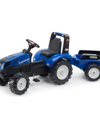 Falk Traktor Med Vogn New Holland
