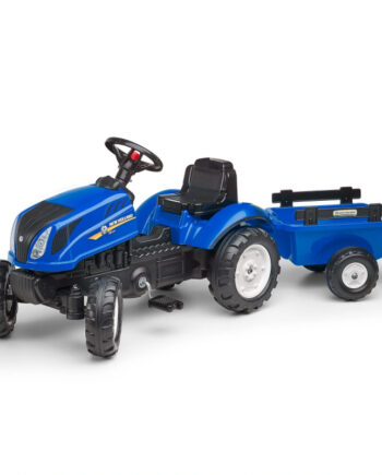 Falk Traktor Med Vogn New Holland
