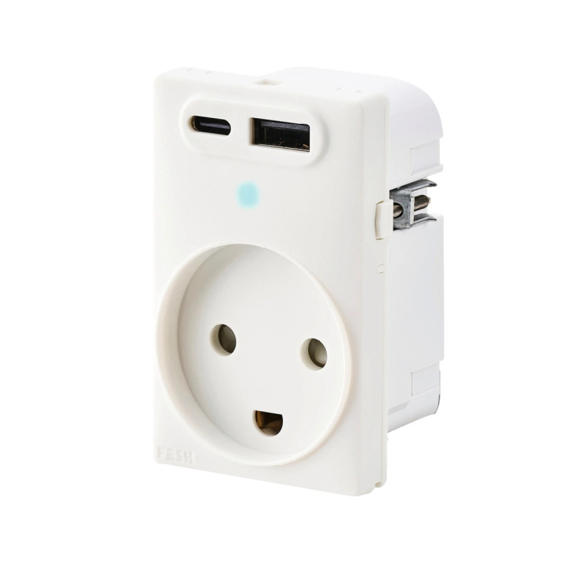 Fesh Curveline Stikudtag     Usb         Hvid 104103