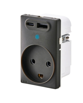 Fesh Curveline Stikudtag     Usb         Koksgrå 104203