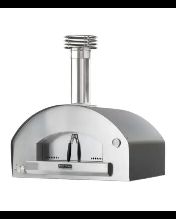 Fontana Forni Mangiafuoco Antracite Gas Pizzaovn Uden Vogn