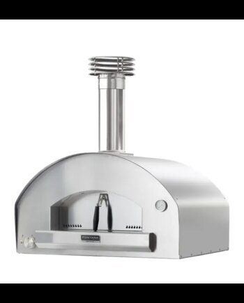 Fontana Forni Mangiafuoco Inox Gas Pizzaovn Uden Vogn