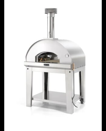 Fontana Forni Mangiafuoco Inox Pizzaovn Med Vogn