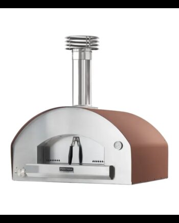 Fontana Forni Mangiafuoco Rosso Gas Pizzaovn Uden Vogn