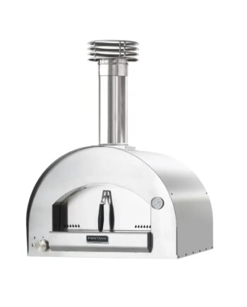 Fontana Forni Margherita Inox Gas Pizzaovn Uden Vogn