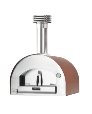 Fontana Forni Margherita Rosso Gas Pizzaovn Uden Vogn