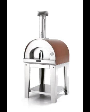Fontana Forni Margherita Rosso Pizzaovn Med Vogn