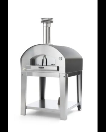 Fontana Forni Marinara Antracite  Gas Pizzaovn Med Vogn