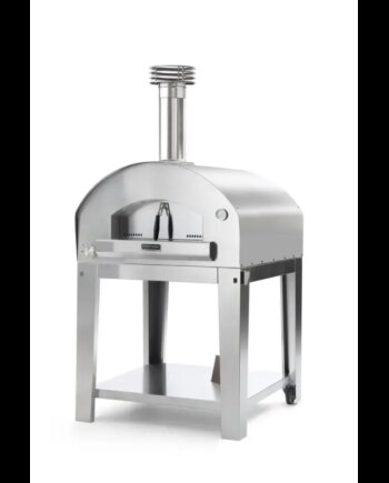 Fontana Forni Marinara Inox Gas Pizzaovn Med Vogn